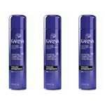 Ficha técnica e caractérísticas do produto Karina Crystal Complex Hair Spray Extra Forte 400ml - Kit com 03