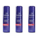Ficha técnica e caractérísticas do produto Karina Crystal Complex Hair Spray Normal 400ml (Kit C/03)