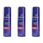 Ficha técnica e caractérísticas do produto Karina Crystal Complex Hair Spray Normal 400ml - Kit com 03
