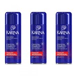 Ficha técnica e caractérísticas do produto Karina Crystal Complex Hair Spray Normal 250ml (Kit C/03)