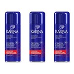 Ficha técnica e caractérísticas do produto Karina Crystal Complex Hair Spray Normal 250ml - Kit com 03