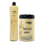 Ficha técnica e caractérísticas do produto Kellan Profissional Shampoo STEP 1Lt + Redutor de Volume Tratamento Capilar 1kg - Kellan Cosmeticos