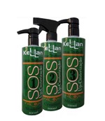 Kellan SOS Restaurador Kit 3x500ml - Kellan Cosmeticos