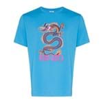 Ficha técnica e caractérísticas do produto Kenzo Camiseta com Estampa de Dragão - Azul