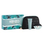 Kenzo Kit World Perfume Feminino Eau de Parfum 75ml Hidratante Bolsa