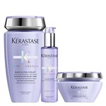 Ficha técnica e caractérísticas do produto Kérastase Blond Absolu Ultra-Violet Kit - Shampoo + Máscara + Sérum