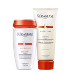 Ficha técnica e caractérísticas do produto Kerastase Nutritive Kit Bain Satin 1 Shampoo 250ml + Lait Vital 200ml