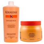 Ficha técnica e caractérísticas do produto Kérastase Nutritive Oléo Relax Shampoo 1000ml + Máscara 500ml