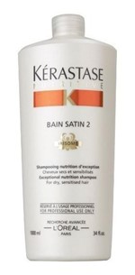 Ficha técnica e caractérísticas do produto Kerastase Nutritive Shampoo Bain Satin 2 de 1 Litro + Frete! - Kérastase