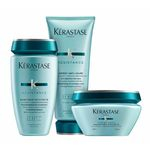 Ficha técnica e caractérísticas do produto Kerastase Resistance Bain Force Architecte Shampoo + Condicionador + Máscara