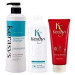Ficha técnica e caractérísticas do produto Kerasys Moisturizing Kit - Shampoo + Condicionador + Tratamento Kit