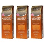 Ficha técnica e caractérísticas do produto Keraton Banho de Brilho Mel Cravo Louro Escuro 100g - Kit com 03