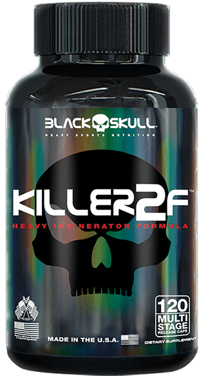 Ficha técnica e caractérísticas do produto Killer 2F - Black Skull - 60 Caps