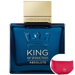 Ficha técnica e caractérísticas do produto King of Seduction Absolute Antonio Banderas EDT - Perfume 100ml+Beleza na Web Pink - Nécessaire
