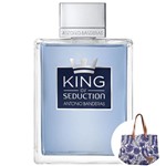 Ficha técnica e caractérísticas do produto King Of Seduction Antonio Banderas Eau de Toilette - Perfume Masculino 200ml+Bolsa Estampada BLZ