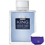 Ficha técnica e caractérísticas do produto King Of Seduction Antonio Banderas Eau De Toilette - Perfume Masculino 200ml+necessaire Roxo