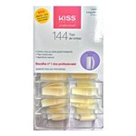 Ficha técnica e caractérísticas do produto Kiss 144 Tips de Unhas Longo Natural Ref. 144ps11br