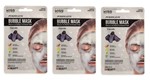 Ficha técnica e caractérísticas do produto Kiss Máscara Facial Bubble Mask - Carvão Kit 3 Unidades