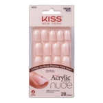 Ficha técnica e caractérísticas do produto Kiss New York Acrylic French Nude Cashemere - Unhas Postiças