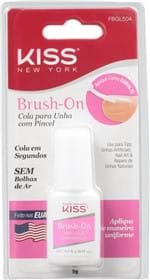 Ficha técnica e caractérísticas do produto Kiss New York Brush On Cola de Unhas Postiças 5G