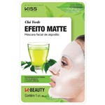 Ficha técnica e caractérísticas do produto Kiss New York Máscara Facial de Algodão - Efeito Matte - Chá Verde