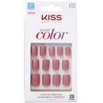 Ficha técnica e caractérísticas do produto Kiss New York Salon Color Unhas Postiças Ref. KSC52-BR