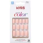 Ficha técnica e caractérísticas do produto Kiss New York Salon Color Unhas Postiças Ref. KSC55-BR