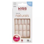 Ficha técnica e caractérísticas do produto Kiss New York Salon Naturais Unhas Postiças para Mãos