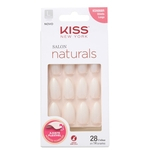 Ficha técnica e caractérísticas do produto Kiss New York Salon Naturals Stiletto Longo - Unhas Postiças 13g