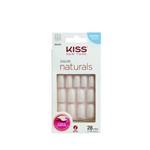 Ficha técnica e caractérísticas do produto Kiss Unhas Salon Naturals Ksn02br Medio Quadrado