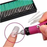 Ficha técnica e caractérísticas do produto Kit 30 Brocas Lixa Unha Eletrica Profissional Manicure - Musta