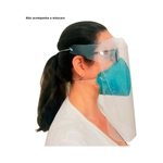 Ficha técnica e caractérísticas do produto Kit 4 Máscaras Viseira Transparente Protetor Facial Face Shield