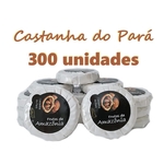 Ficha técnica e caractérísticas do produto Kit 300 Sabonete 20gr Hidratante Castanha SPA Motel Hotel