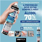 Ficha técnica e caractérísticas do produto Kit 03un Álcool 70% Spray Higienizador Antisséptico 400ml - Unipega