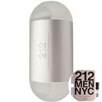 Ficha técnica e caractérísticas do produto KIT 212 Carolina Herrera Eau de Toilette - Perfume Feminino 100ml+212 Men NYC Eau de Toilette
