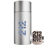 Ficha técnica e caractérísticas do produto KIT 212 Men Carolina Herrera Eau de Toilette - Perfume Masculino 200ml+212 Men NYC Eau de Toilette