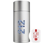 Ficha técnica e caractérísticas do produto KIT 212 Men Carolina Herrera Eau de Toilette - Perfume Masculino 200ml+CH- Perfume Feminino