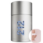 Ficha técnica e caractérísticas do produto KIT 212 Men Carolina Herrera Eau de Toilette - Perfume Masculino 50ml+212 Vip Rosé Eau de Parfum
