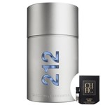 Ficha técnica e caractérísticas do produto KIT 212 Men Carolina Herrera Eau de Toilette - Perfume Masculino 50ml+CH Men Privé
