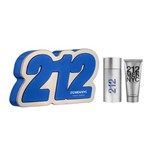 Ficha técnica e caractérísticas do produto Kit 212 Men NYC Eau de Toilette Carolina Herrera Perfume Masculino 100ml + Gel de Banho Kit