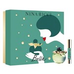 Kit 1 Perfume Feminino Nina Ricci Bela EDT 80ml + 1 Batom Lipstick Bella