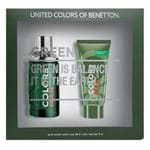 Ficha técnica e caractérísticas do produto Kit 1 Perfume Masculino Benetton Colors 100ml 1 Pós Barba 75ml