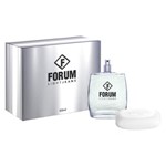 Kit 1 Perfume Unissex Forum Light Jeans Eau de Toilette - 50ml 1 Sabonete em Barra 90g