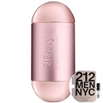 Ficha técnica e caractérísticas do produto KIT 212 Sexy Carolina Herrera Eau de Parfum - Perfume Feminino 100ml+212 Men NYC Eau de Toilette