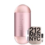 Ficha técnica e caractérísticas do produto KIT 212 Sexy Carolina Herrera Eau de Parfum - Perfume Feminino 60ml+212 Men NYC Eau de Toilette