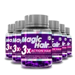 Kit 12 Un Magic Hair - Crescimento E Combate Queda Cabelo