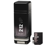 Ficha técnica e caractérísticas do produto KIT 212 VIP Black Carolina Herrera Eau de Parfum - Perfume Masculino 100ml+212 VIP Black Men