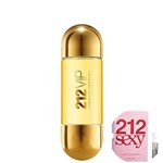 Ficha técnica e caractérísticas do produto KIT 212 VIP Carolina Herrera Eau de Parfum - Perfume Feminino 30ml+212 Sexy Eau de Parfum
