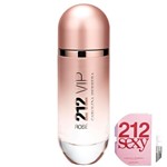 Ficha técnica e caractérísticas do produto KIT 212 VIP Rosé Carolina Herrera Eau de Parfum - Perfume Feminino 125ml+212 Sexy Eau de Parfum