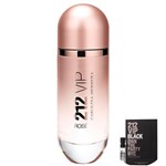Ficha técnica e caractérísticas do produto KIT 212 VIP Rosé Carolina Herrera Eau de Parfum - Perfume Feminino 125ml+212 VIP Black Men